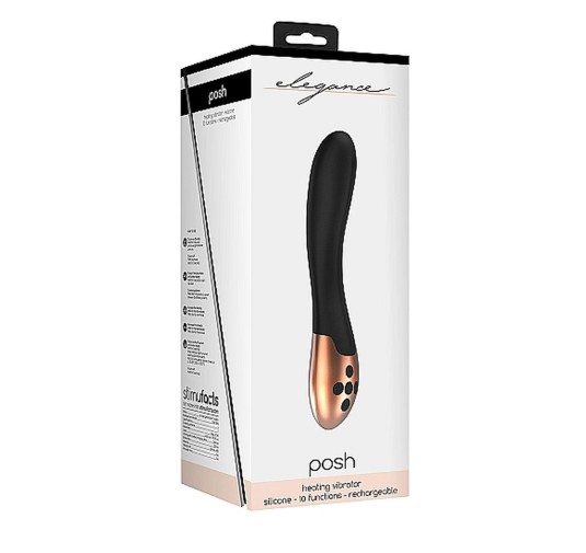 Heating Vibrator - Posh - Black